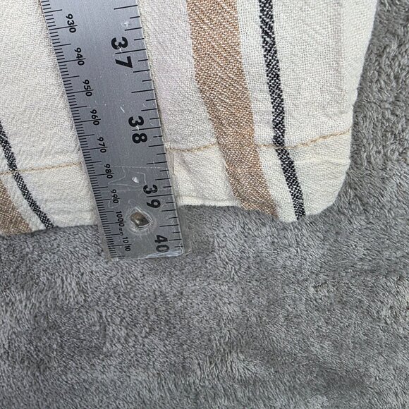 Womens Time & Tru Beige & Black Striped Lounge Pants Wide Leg Drawstring XXXL - Picture 10 of 11